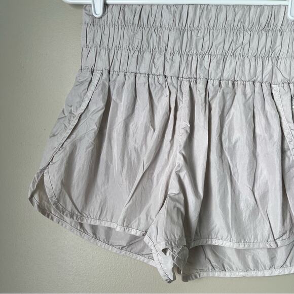 Free People FP Movement Pale Pink The Way Home Athletic Shorts Size Large - Picture 3 of 7